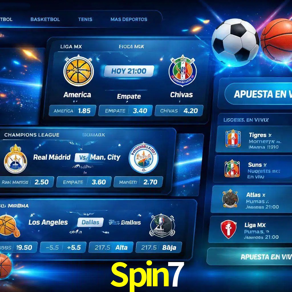 Mercados de apuestas deportivas Spin7 para jugadores en México