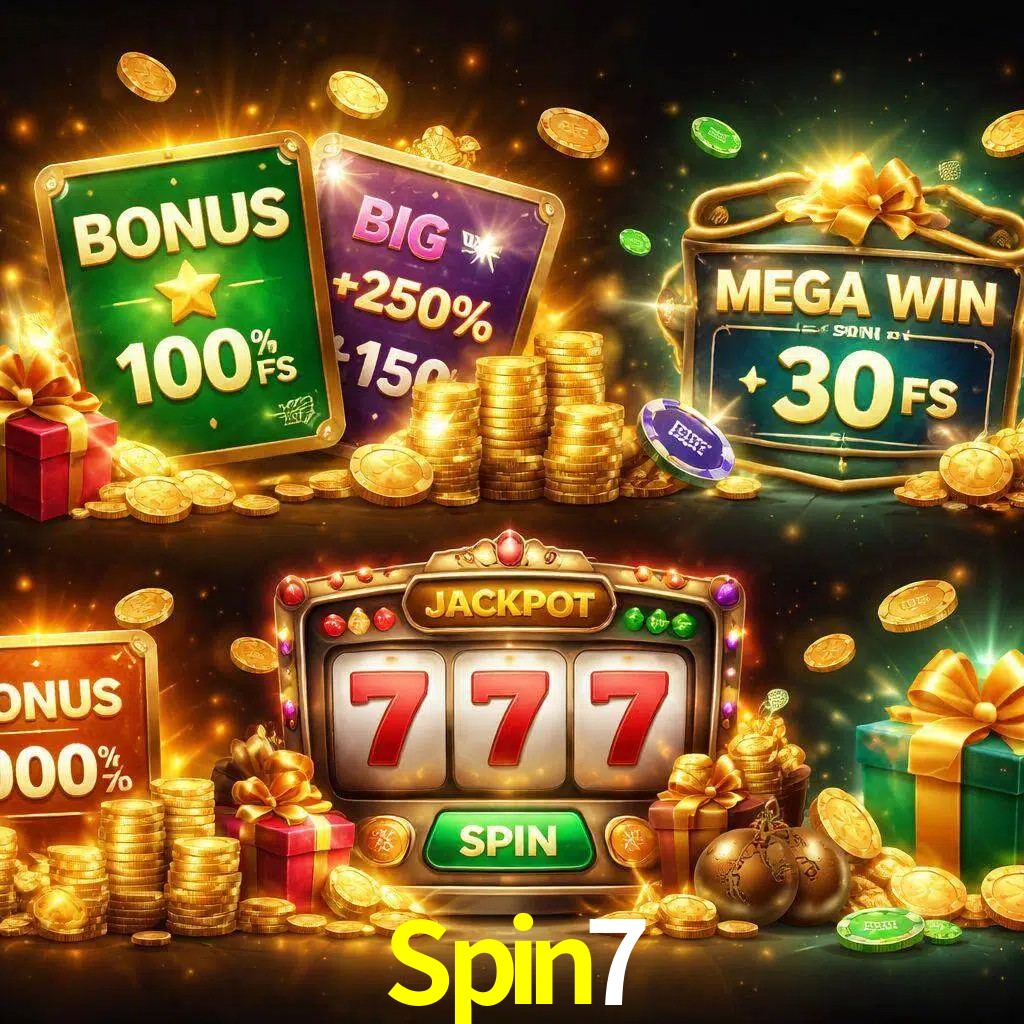Tipos de bonos Spin7 incluyendo recompensas de bienvenida y promociones continuas