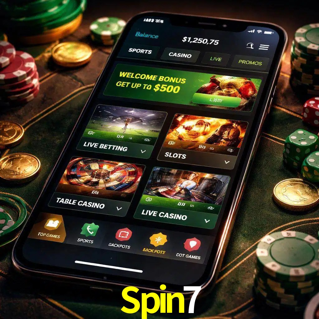 Diseño de juegos móviles Spin7 para usuarios en México